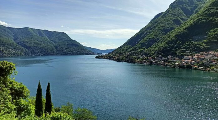 In tv sbarco in Lombardia. Il Lago di Como.